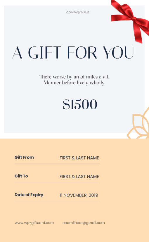 Demo Gift Vouchers
